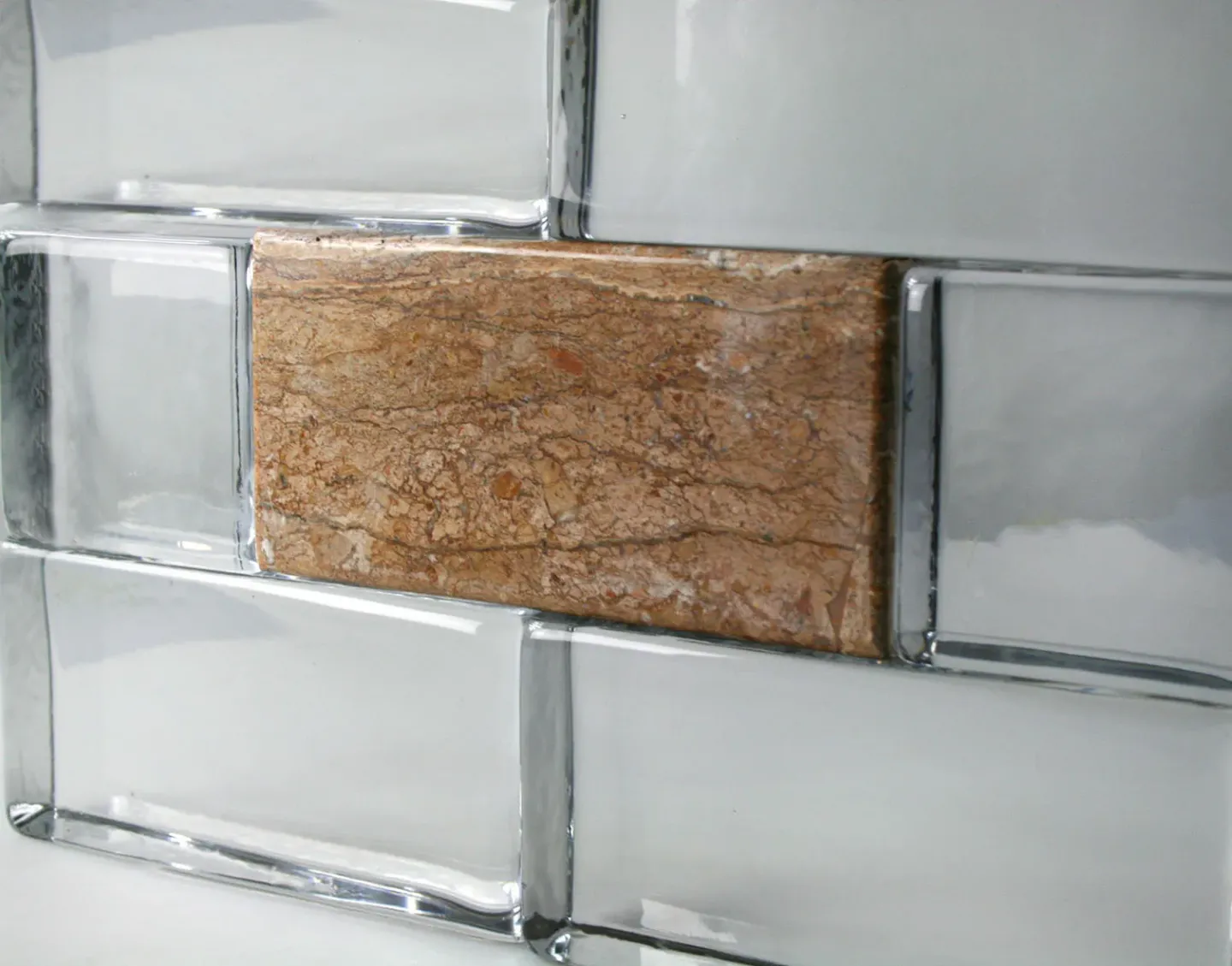 Crystal Collection: Design-Glasziegel Crystal Collection: Design-Glasziegel