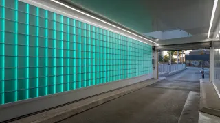 Light My Wall: Beleuchtete Glasbausteinwände Light My Wall: Beleuchtete Glasbausteinwände