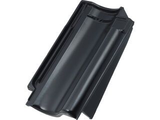 Randers Tegl - RT 845 Laumans IDEAL-VARIABEL Ortgangsziegel rechts steg schwarz-engobiert (HAN: 98451050)
