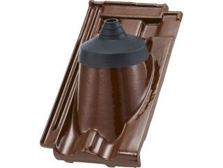 Randers Tegl MULDEN-VARIABEL Doppelmuldenfalzziegel Antennen-Ziegel