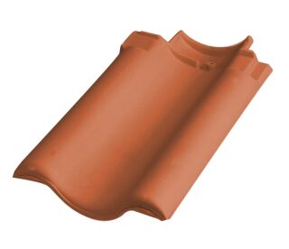 Randers Tegl Hohlpfanne Kurzschnitt Doppelkremper