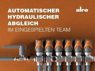 Der automatische hydraulische Abgleich. Aufschrauben, anschließen, fertig.