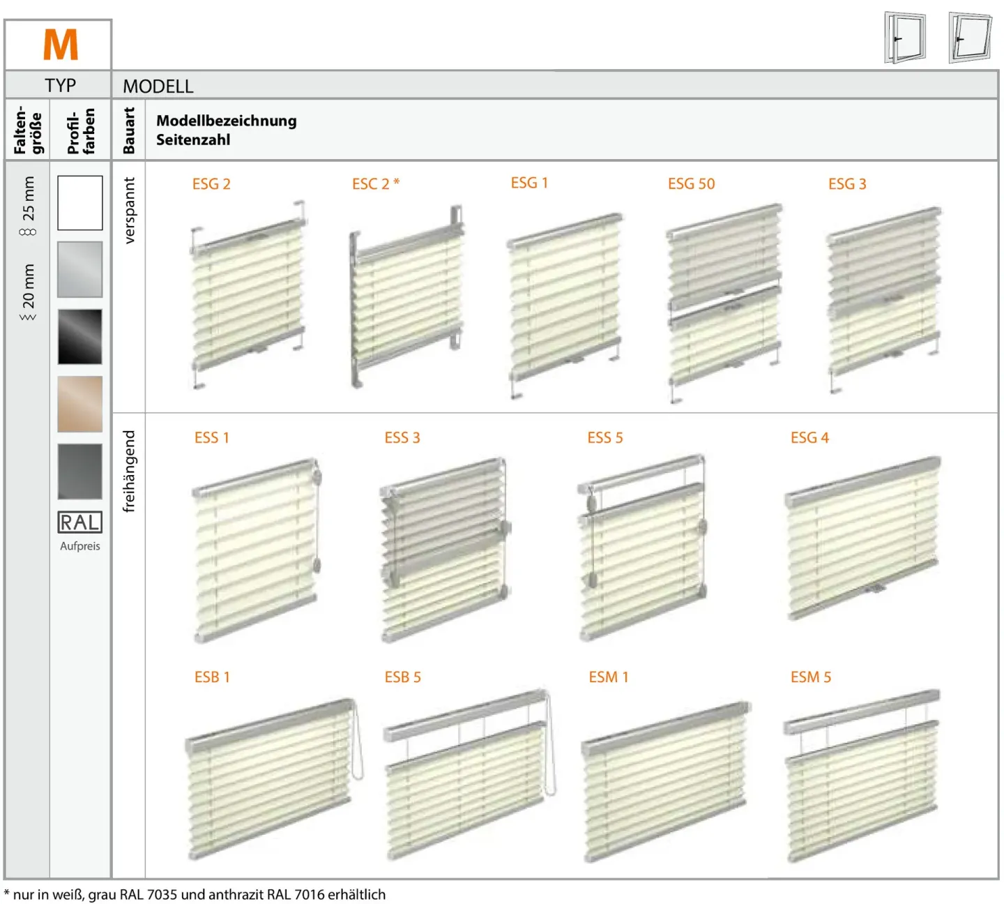 erfal Plissees / Wabenplissees erfal Plissees / Wabenplissees