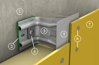 Metall-Unterkonstruktion FacaTec für vorgehängte hinterlüftete Fassaden Metall-Unterkonstruktion FacaTec für vorgehängte hinterlüftete Fassaden