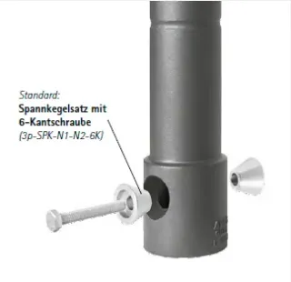 Absperrpfosten und -poller, Versorgungspoller und Leuchtpoller Absperrpfosten und -poller, Versorgungspoller und Leuchtpoller
