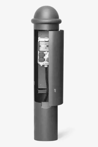 Absperrpfosten und -poller, Versorgungspoller und Leuchtpoller Absperrpfosten und -poller, Versorgungspoller und Leuchtpoller