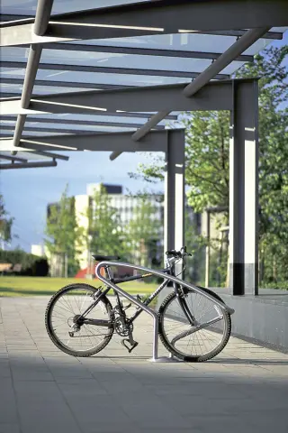 Fahrradparker und Fahrradanlehnbügel als Einzel- oder Reihenanlage Fahrradparker und Fahrradanlehnbügel als Einzel- oder Reihenanlage