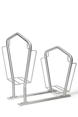 Fahrradparker und Fahrradanlehnbügel als Einzel- oder Reihenanlage Fahrradparker und Fahrradanlehnbügel als Einzel- oder Reihenanlage