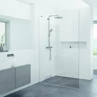 Glas-Duschen mit Pendel-, Schiebe-, Falt- oder Drehtür, Walk-In-Lösungen Glas-Duschen mit Pendel-, Schiebe-, Falt- oder Drehtür, Walk-In-Lösungen