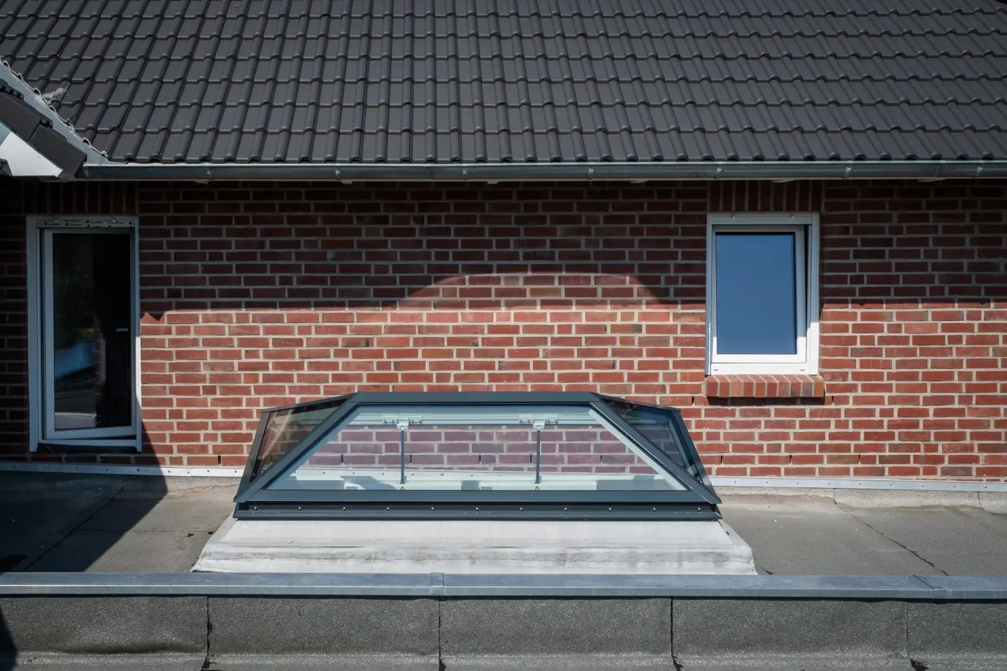 Flachdach Fenster