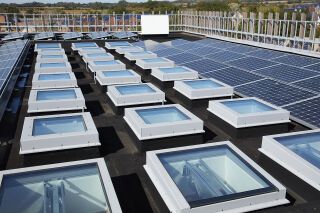 LAMILUX Flachdach Fenster FE Passivhaus
