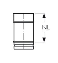 Schiedel - Schiedel PRIMA PLUS Schornstein-Sanierungssystem, Rohrelement