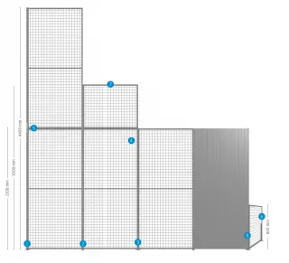 Lagertrennwände. Sicherheit im Lager. Lagertrennwände. Sicherheit im Lager.