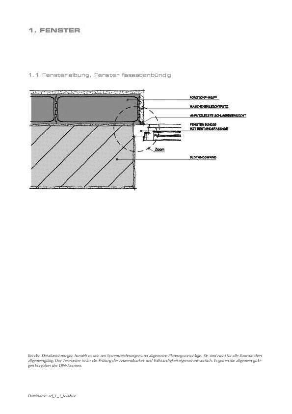 Schlagmann Poroton - Fensterlaibung