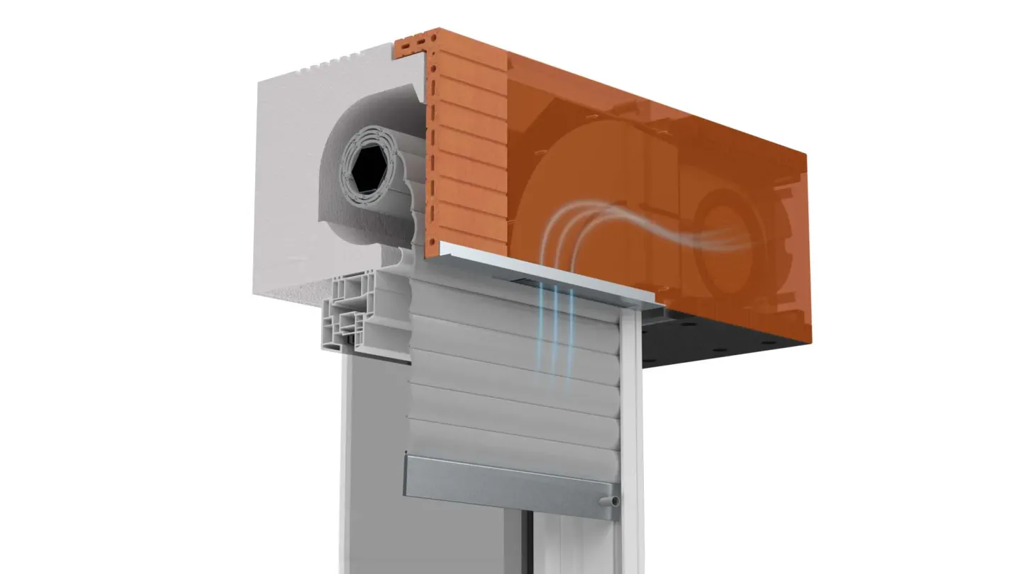 Aireco® Ziegel-Einbaukästen mit integrierter Lüftung Aireco® Ziegel-Einbaukästen mit integrierter Lüftung