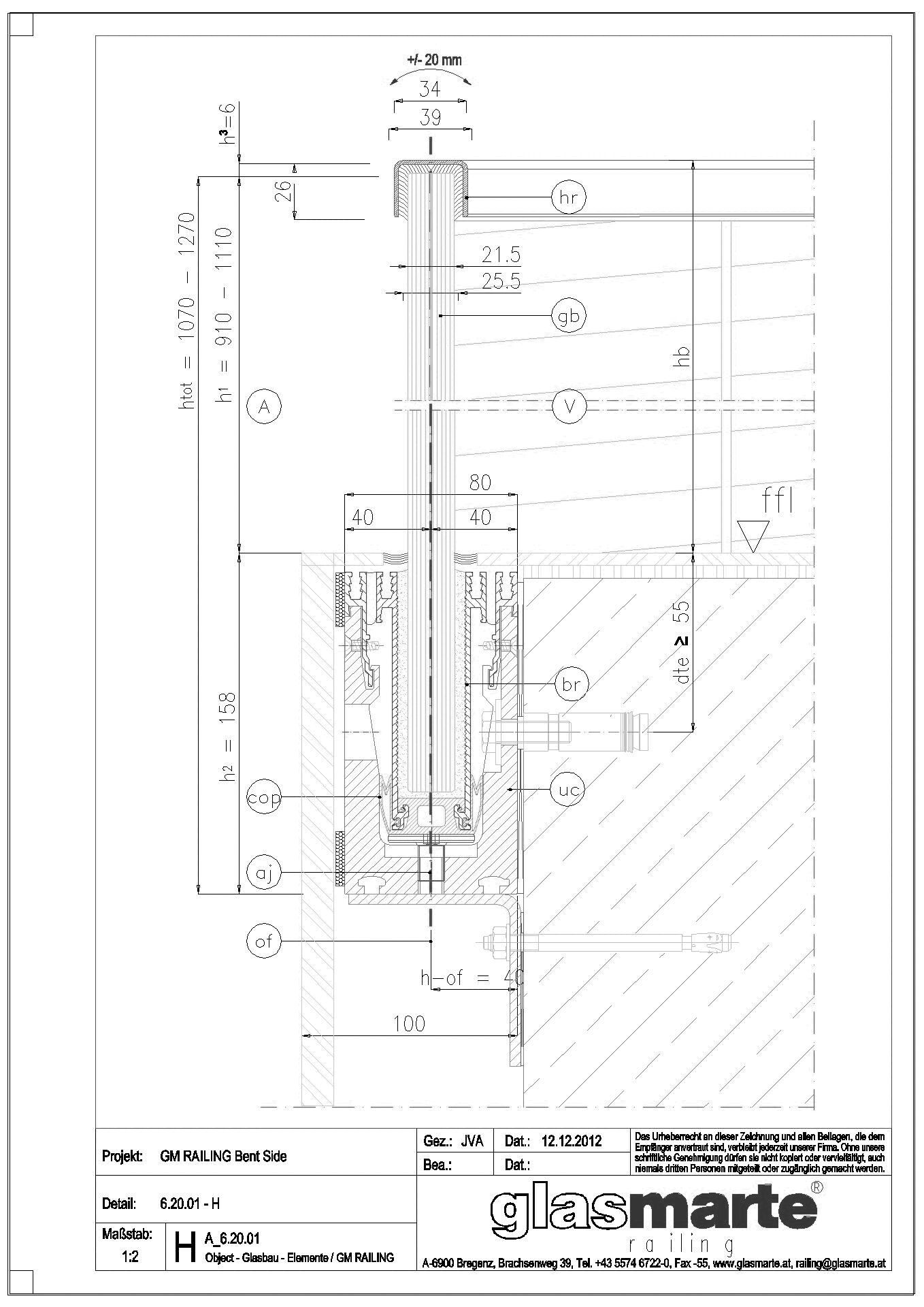 Glas Marte - GM RAILING