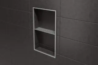 Ablagesystem Schlüter®-SHELF für geflieste Wandbereiche in Bad und Küche Ablagesystem Schlüter®-SHELF für geflieste Wandbereiche in Bad und Küche
