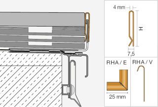 Schlüter-BARA-RHA Randprofil Außenecke