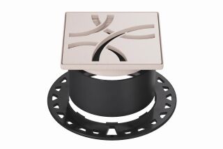 Schlüter-KERDI-DRAIN Rost/Rahmen Curve Schlüter-Systems - Schlüter-KERDI-DRAIN Rost/Rahmen Curve