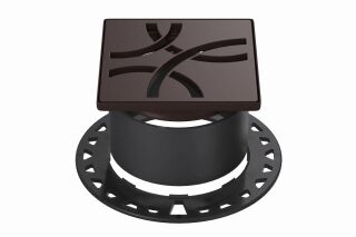 Schlüter-KERDI-DRAIN Rost/Rahmen Curve Schlüter-Systems - Schlüter-KERDI-DRAIN Rost/Rahmen Curve