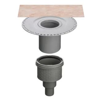 Schlüter-KERDI-DRAIN Ablauf vertikal Schlüter-Systems - Schlüter-KERDI-DRAIN Ablauf vertikal