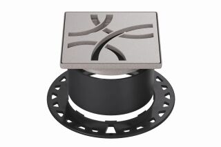 Schlüter-KERDI-DRAIN Rost/Rahmen Curve Schlüter-Systems - Schlüter-KERDI-DRAIN Rost/Rahmen Curve