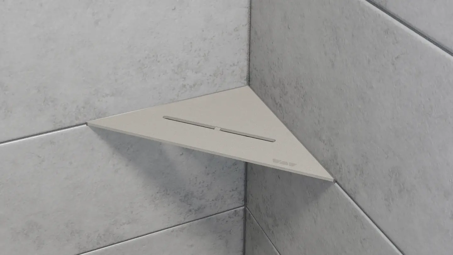 Ablagesystem Schlüter®-SHELF für geflieste Wandbereiche in Bad und Küche Ablagesystem Schlüter®-SHELF für geflieste Wandbereiche in Bad und Küche