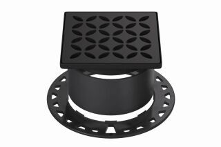 Schlüter-KERDI-DRAIN Rost/Rahmen Floral Schlüter-Systems - Schlüter-KERDI-DRAIN Rost/Rahmen Floral