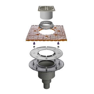 Schlüter-KERDI-DRAIN Ablauf-Set vertikal