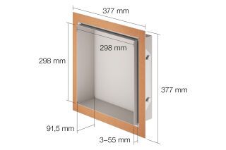 Schlüter-DESIGN-NICHE Rahmen Schlüter-Systems - Schlüter-DESIGN-NICHE Rahmen