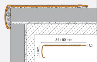 Treppenprofile für Stufenkantenschutz und Rutschsicherheit Treppenprofile für Stufenkantenschutz und Rutschsicherheit