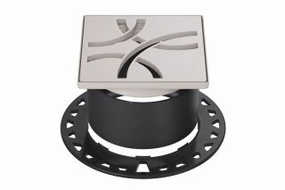 Schlüter-KERDI-DRAIN Rost/Rahmen Curve Schlüter-Systems - Schlüter-KERDI-DRAIN Rost/Rahmen Curve