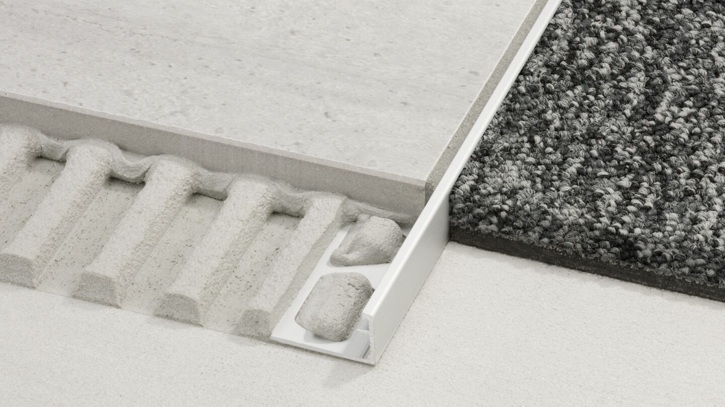 Kantenschutz und Übergangsprofile für Fliesenböden