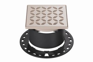 Schlüter-KERDI-DRAIN Rost/Rahmen Floral Schlüter-Systems - Schlüter-KERDI-DRAIN Rost/Rahmen Floral