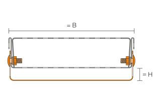 Schlüter-TROBA-LINE-TLH Höhenfixierung