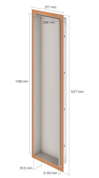 Schlüter-DESIGN-NICHE Rahmen Schlüter-Systems - Schlüter-DESIGN-NICHE Rahmen