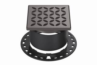Schlüter-KERDI-DRAIN Rost/Rahmen Floral Schlüter-Systems - Schlüter-KERDI-DRAIN Rost/Rahmen Floral