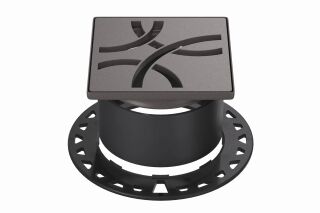 Schlüter-KERDI-DRAIN Rost/Rahmen Curve Schlüter-Systems - Schlüter-KERDI-DRAIN Rost/Rahmen Curve