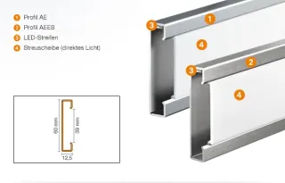 LED-Lichtprofile Schlüter®-LIPROTEC LED-Lichtprofile Schlüter®-LIPROTEC