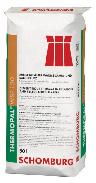 Schomburg THERMOPAL-WSP-120, Mineralischer Wärmedämm- und Sanierputz