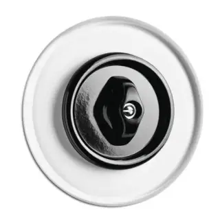 Unterputz-Schaltersysteme aus Porzellan, Bakelit®, Duroplast und Weißglas Unterputz-Schaltersysteme aus Porzellan, Bakelit®, Duroplast und Weißglas