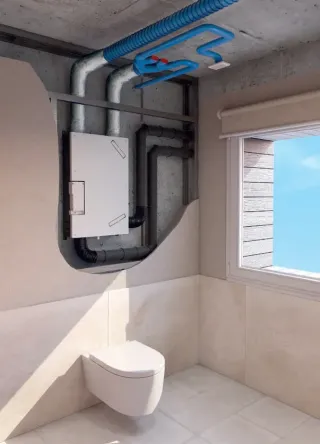Einheitszentrale Wohnraumlüftung mit Wärmerückgewinnung für den Wohnungsbau Einheitszentrale Wohnraumlüftung mit Wärmerückgewinnung für den Wohnungsbau