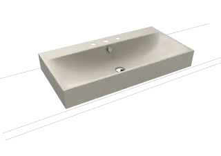 SILENIO AUFSATZWASCHTISCH (RANDHÖHE 120 MM) KALDEWEI - SILENIO AUFSATZWASCHTISCH (RANDHÖHE 120 MM)