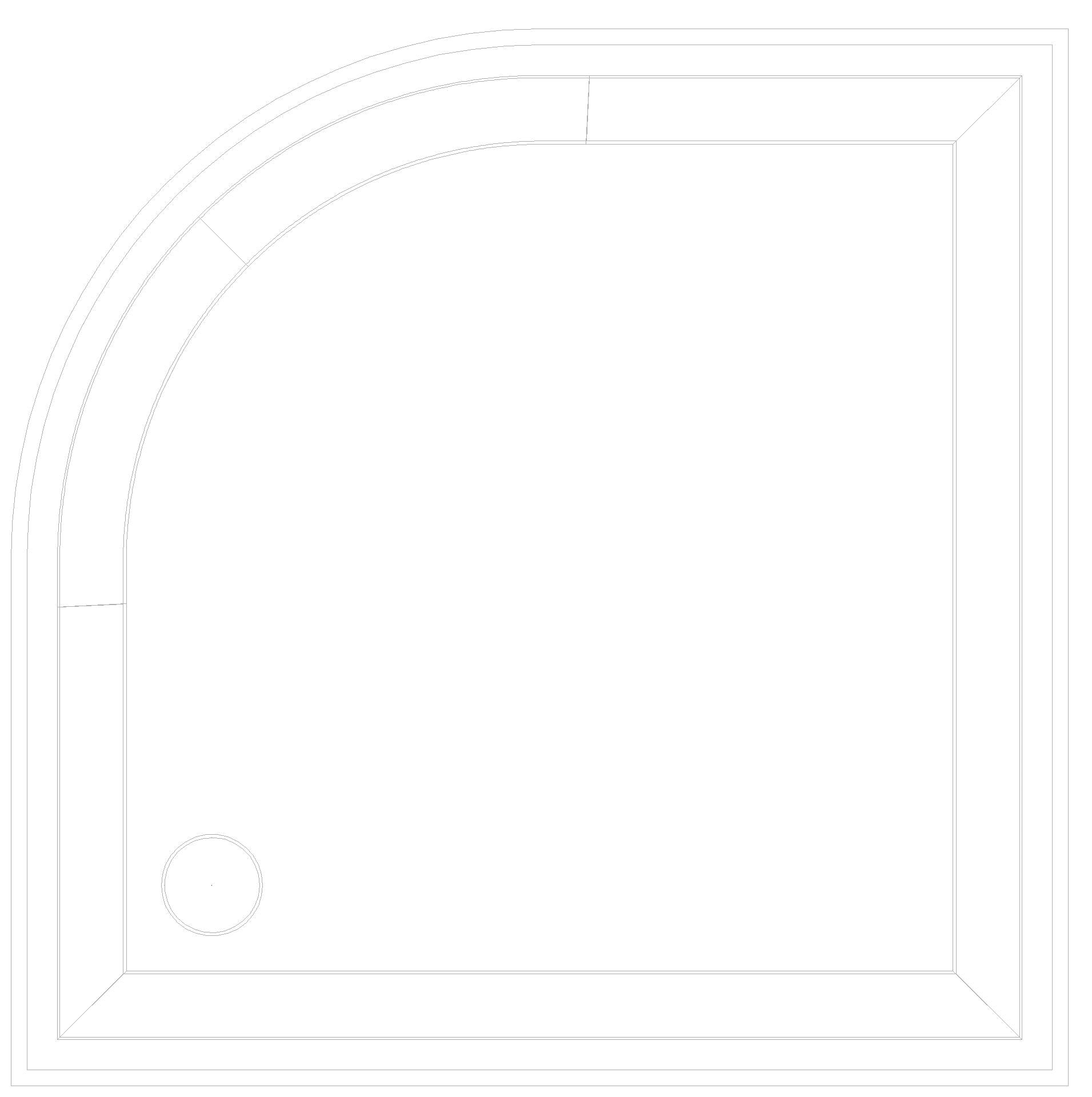 KALDEWEI ZIRKON Duschfläche, 1000x1000x32 mm, Modell-Nr: 606-1