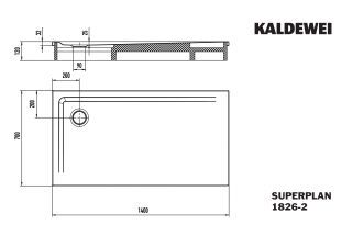SUPERPLAN Duschfläche KALDEWEI - SUPERPLAN Duschfläche