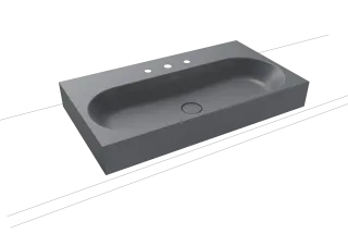 CENTRO AUFSATZWASCHTISCH (RANDHÖHE 120 MM) KALDEWEI - CENTRO AUFSATZWASCHTISCH (RANDHÖHE 120 MM)