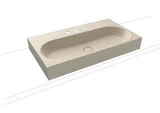 CENTRO AUFSATZWASCHTISCH (RANDHÖHE 120 MM) KALDEWEI - CENTRO AUFSATZWASCHTISCH (RANDHÖHE 120 MM)