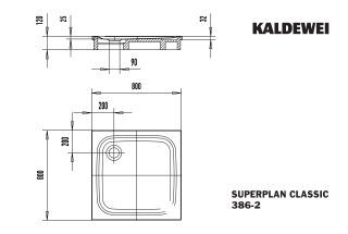 SUPERPLAN Duschfläche KALDEWEI - SUPERPLAN Duschfläche