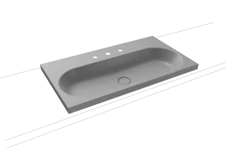 CENTRO AUFSATZWASCHTISCH (RANDHÖHE 40MM) KALDEWEI - CENTRO AUFSATZWASCHTISCH (RANDHÖHE 40MM)