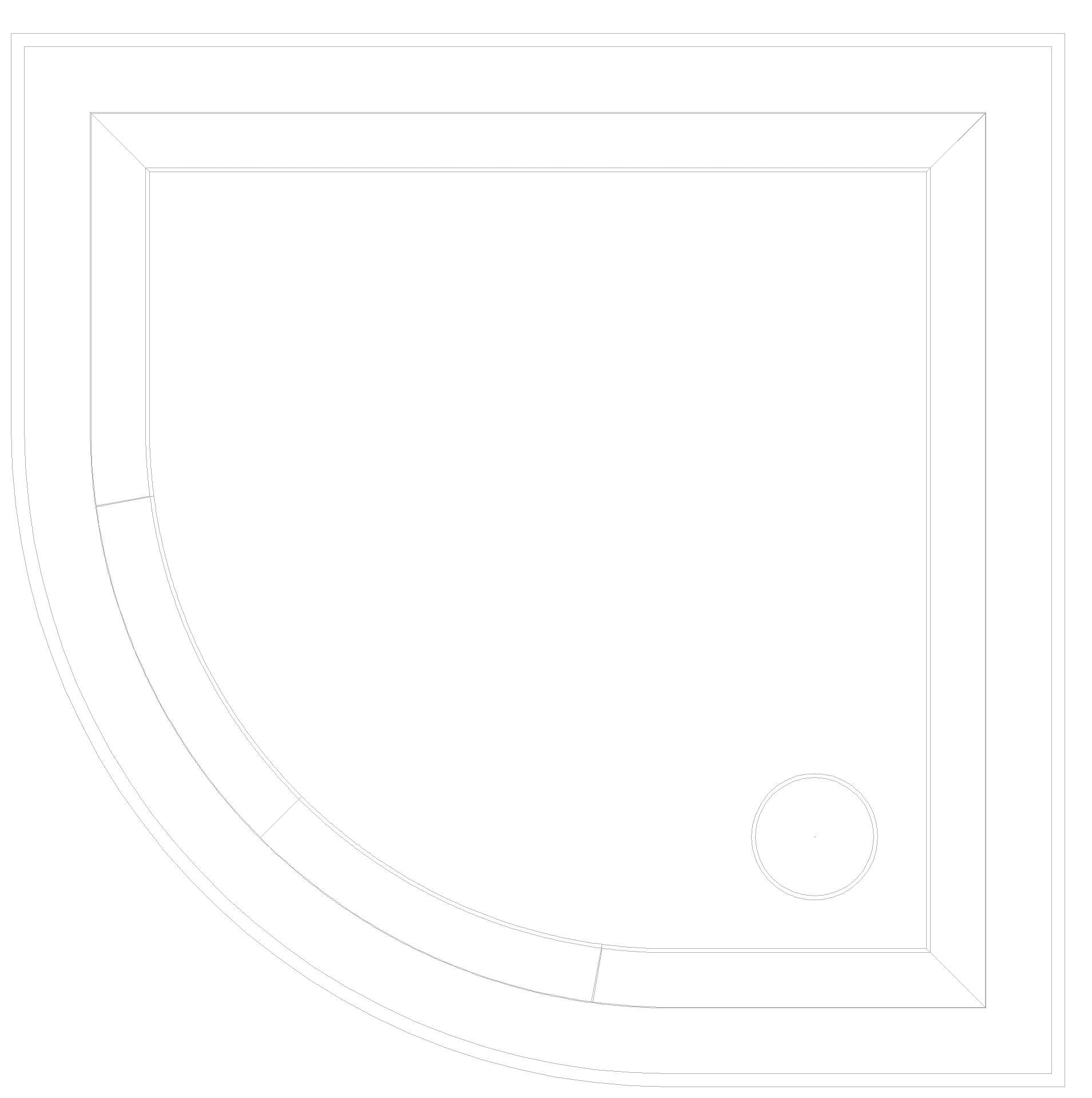 KALDEWEI ZIRKON Duschfläche, 800x800x32 mm, Modell-Nr: 600-1